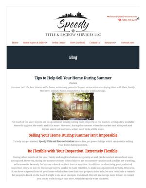 Speedy Title and Escrow Services, LLC - Title Insurance Agency