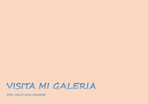 DALE UN VISTAZO A MI GALERÍA