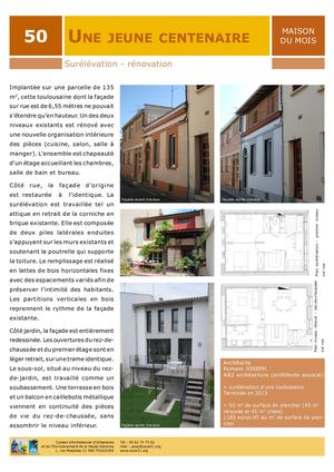 Rénovation Surélévation - Une jeune centenaire