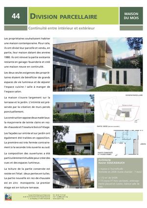 Rénovation Extension - Division parcellaire