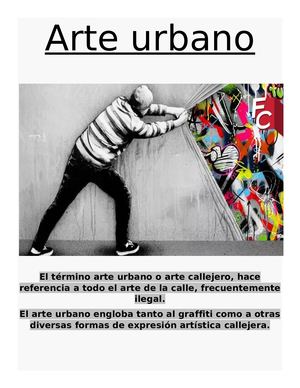 El Arte Urbano O Mas Conocido Como Arte Callejero