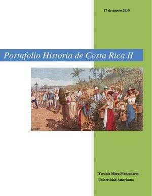 Portafolio Historia De Costa Rica Ii