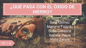 T F 10 1 6 óXido De Hierro (FeO)