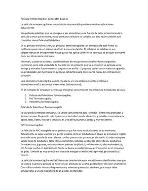 Plasticos Termoencogible