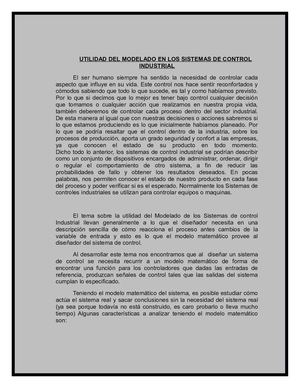 Ensayo Sistemas De Controles Industriales