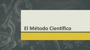 El Método Científico