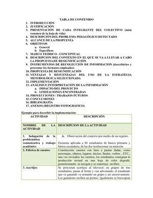 Diario De Campo 1