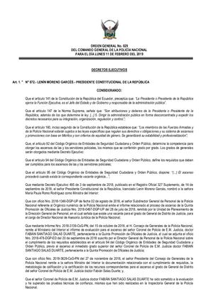 Orden General 029 Del 11 Feb 2019 Reglamento Disciplna Escuela