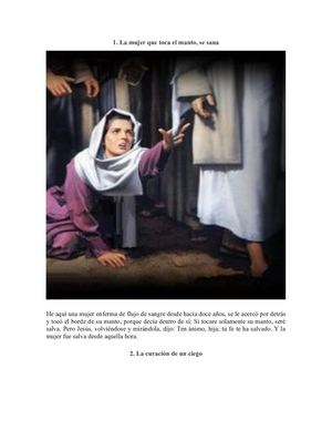 MILAGROS Y PARÁBOLAS DE JESÚS