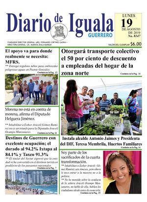 Lunes 19 De Agosto De 2019 Diario De Iguala