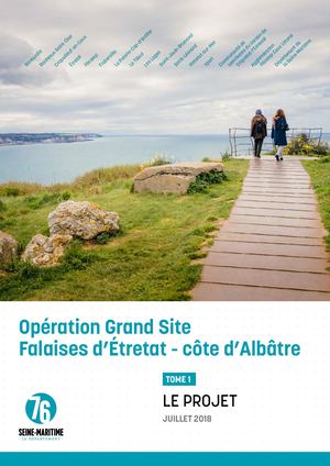 Tome 1 Le Projet Démarche Grand Site Falaises D'Etretat Côte D'albâtre