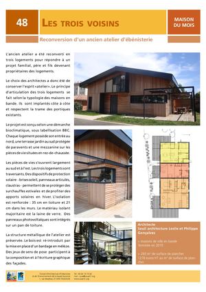 Rénovation - Les trois voisins