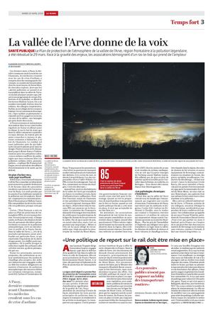 La vallée de l’Arve donne de la voix-A. Duyck