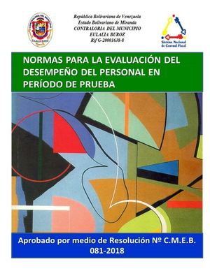 Normas para la Evaluación del Desempeño en el Periodo de Prueba