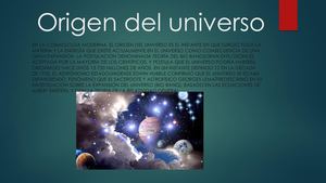 Origen Del Universo