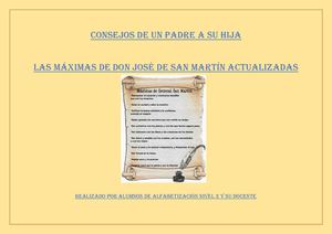 Maximas de Jose de San Martín
