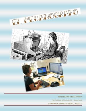 El Mecanografo