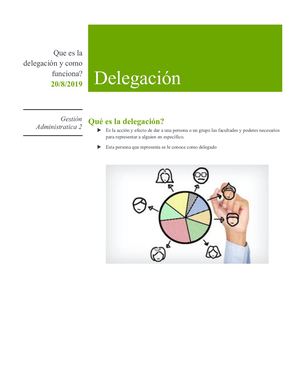 Que Es La Delegación Y Como Funciona