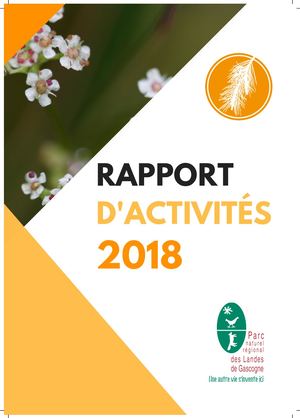 Rapport d'activités Parc naturel régional des Landes de Gascogne