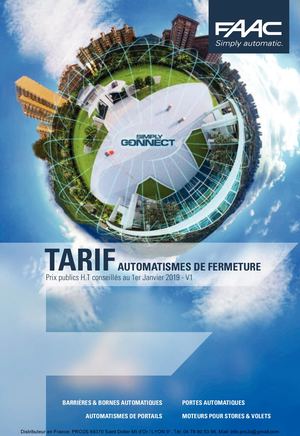 CATALOGUE GENERAL FAAC 2019