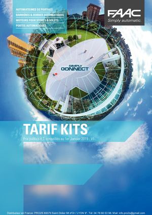 TARIF KITS FAAC 2019 Pdf 324