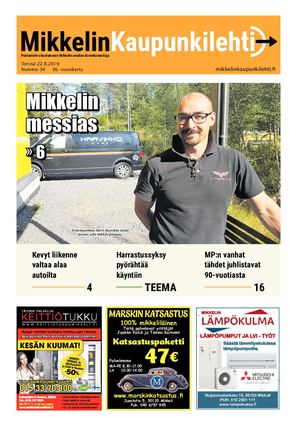 Mikkelin Kaupunkilehti 34/2019