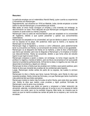 El Hombre Que Conocía El Infinito-Crítica