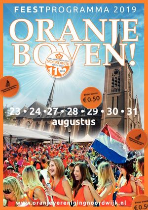 Programmaboekje feestweek Oranjevereniging Noordwijk