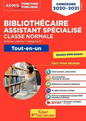Extrait Concours Bibliothécaire assistant spécialisé