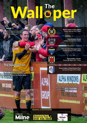 Prescot Cables 2019 Pre Season Programme