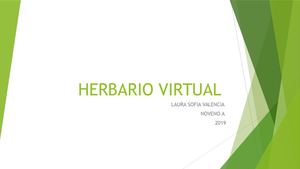 Herbario Virtual 2019 Biologia