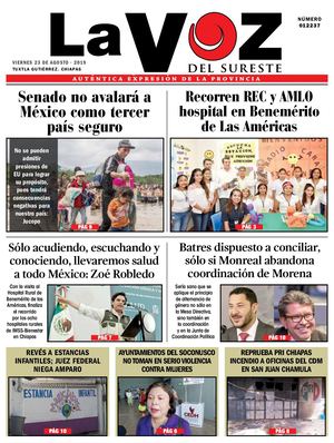 Diario La Voz del Sureste  23-07-2019