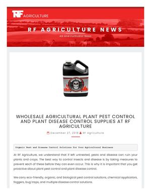 Wholesale Agricultural Plant Pest Control And Plant Disease Control Supplies At Rf Agriculture