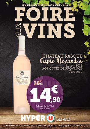 Foire aux Vins Hyper U les Arcs