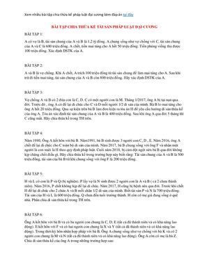 11 Bai Tap Chia Thua Ke Dhlaw Com Vn