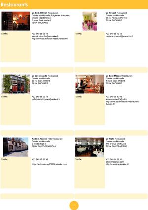 Restaurants Thouarsais