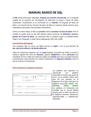 Manual Básico De Sql