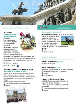 Les Z Anims du 24 Au 31 Août