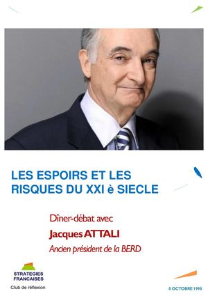Jacques ATTALI, ancien président de la BERD