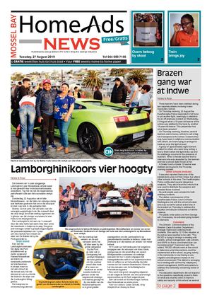 Mossel Bay Home Ads News 27 August 2019