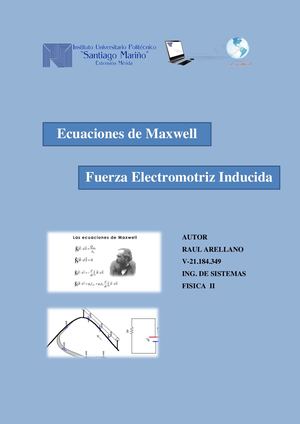 Ecuaciones de Maxwell y Fuerza Electromotriz Inducida