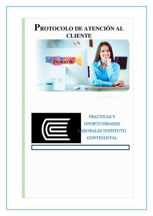 Protocolo De Atención Al Cliente