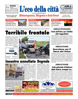 L'eco della città del 27 agosto 2019