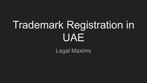Trademark Registration Uae