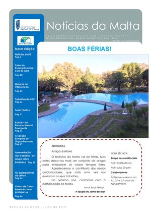 Jornal De Verão 2019
