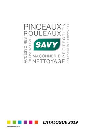 Catalogue Savy 2019