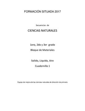 Cuadernillo 1 -  Secuencia  De  1er 2do Y 3er  - Bloque De Materiales   - Solido,Liquido, Aire (1) (1).