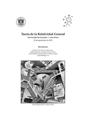 Bert Janssen Relatividad General