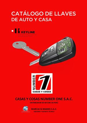 Catálogo De Llaves De Auto Y Casa