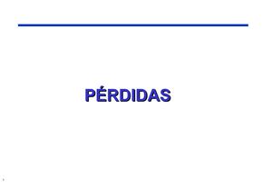 Análisis De Tiempos De Máquinas Y Pérdidas